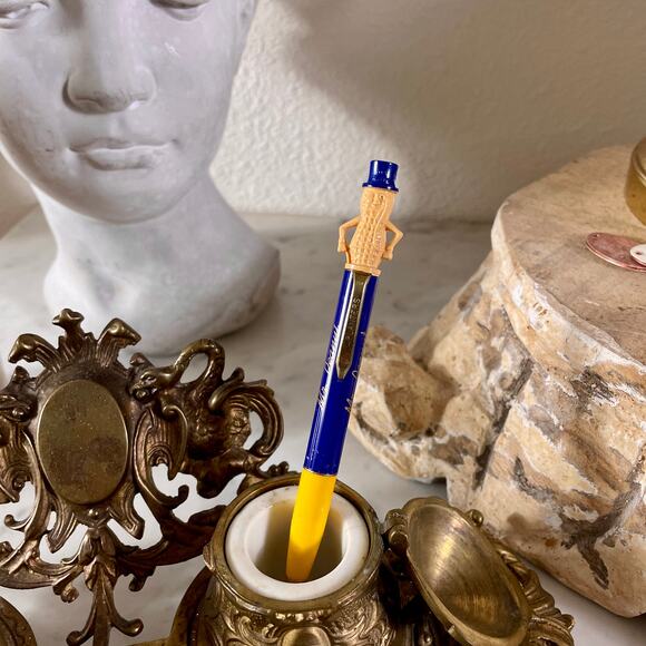 Blue and Yellow Ballpoint Pen - Picture 4 of 8